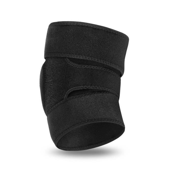 Bracoo KS10 Genouillère Rotulienne et Ligamentaire, Attelle de Genou Ajustable avec Anneau Stabilisateur à Rotule Ouverte, Noir