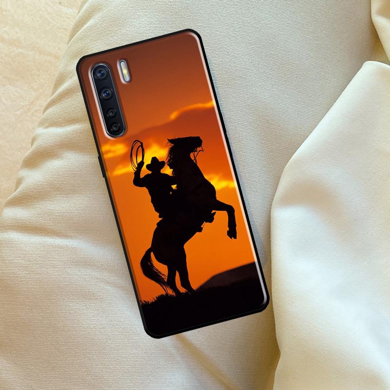 Чехол Rodeo Cowboy Lasso для OPPO A79 A38 A58 A78 A98 A54 A74 A94 A16 A76 A96 A5 A9 A52 A72 A15 A17 A57 A53S
