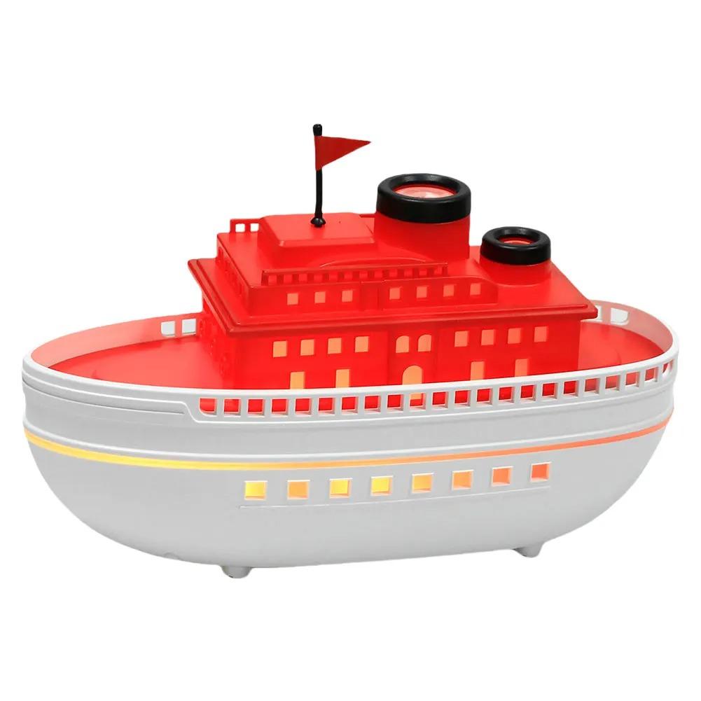 5 В USB Модель корабля Светодиодный ночник Аромадиффузор Спрей для ароматерапии Дымовой Увлажнитель воздуха Круизный лайнер Паром 7-цветный Декоративный свет