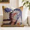 MMonster Hunter Game Cushion Cover Summer Linen Pillow Case Organic Fabric Cushion Cover DoubleSided Print Sofa Home Decor