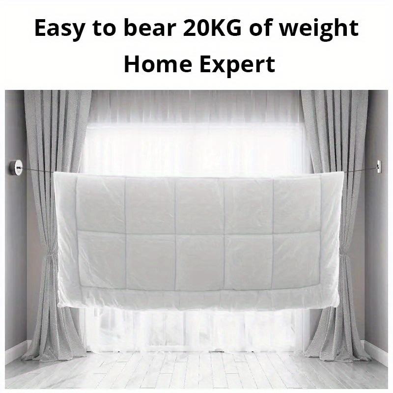 Настенная бельевая веревка Ветрозащитная Регулируемая прочность Нейлоновая Прочная Нескользящая Сушилка Веревка для белья Для дома и улицы Круто