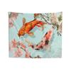 Boho Ocean Fish Koi Fish Art Design Tapestry Room Decoration Home Decor Bedroom Wall Hanging Fabric