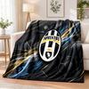 Juventus FC Printed Flannel Blanket Warm Comfort Bed Throw For Indoor Home Decoration