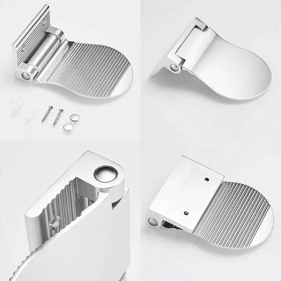 Ellen Shower Foot Rest Bathroom Pedals Non-slip Shower Footstool Pedestal Pedals Elderly Pregnant Bath Stool Black EL802