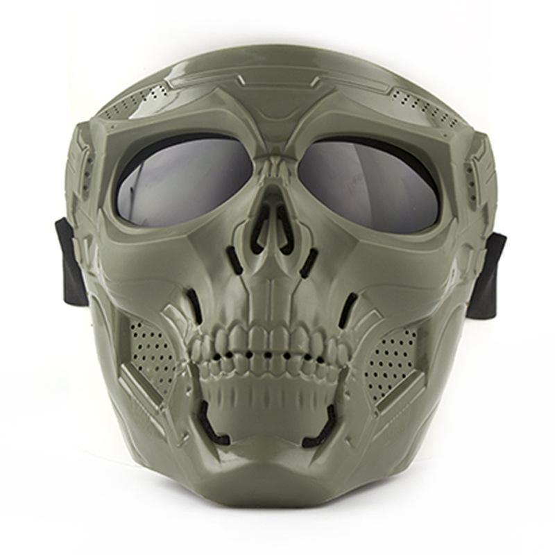 Vintage Face Mask Goggles Unisex Personalized Horror Halloween Skull Motorcycle Retro Goggles