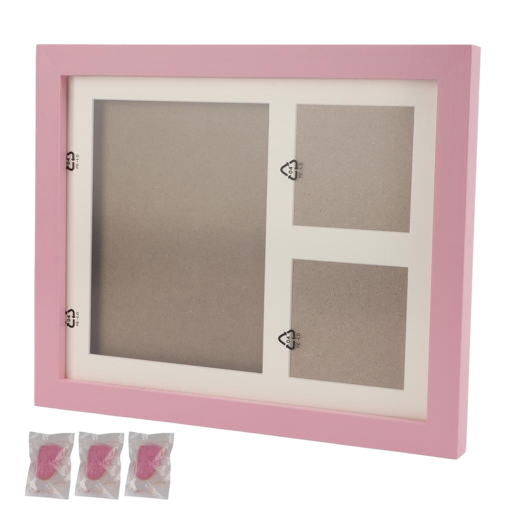 Отпечатки лап собаки кошки Домашний питомец Настенная рамка Набор для отпечатков лап для владельца собаки владельца кошки Любителей домашних животныхРозовая грязно-розовая рамка