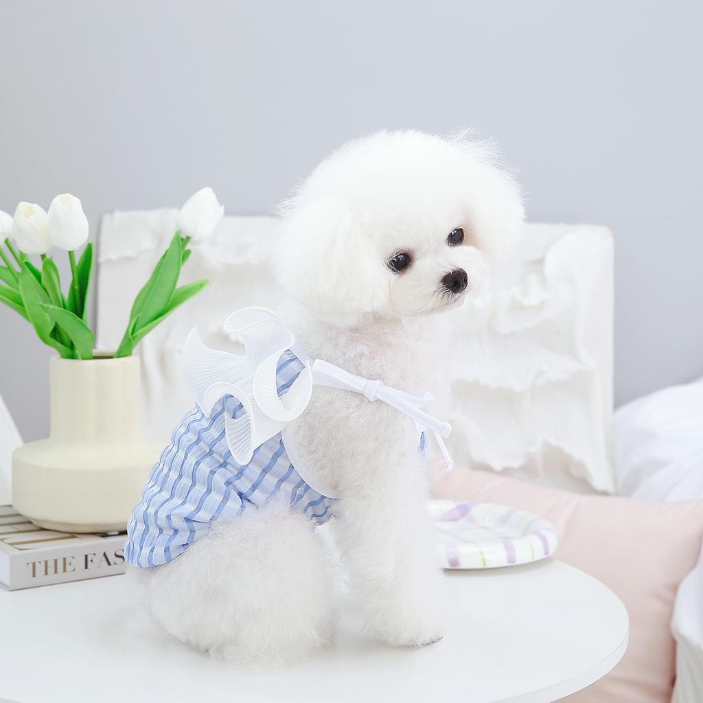 Весенняя и летняя одежда для домашних животных Юбка для собак Слинг Одежда для собак Рубашка для собак Жилет для собак