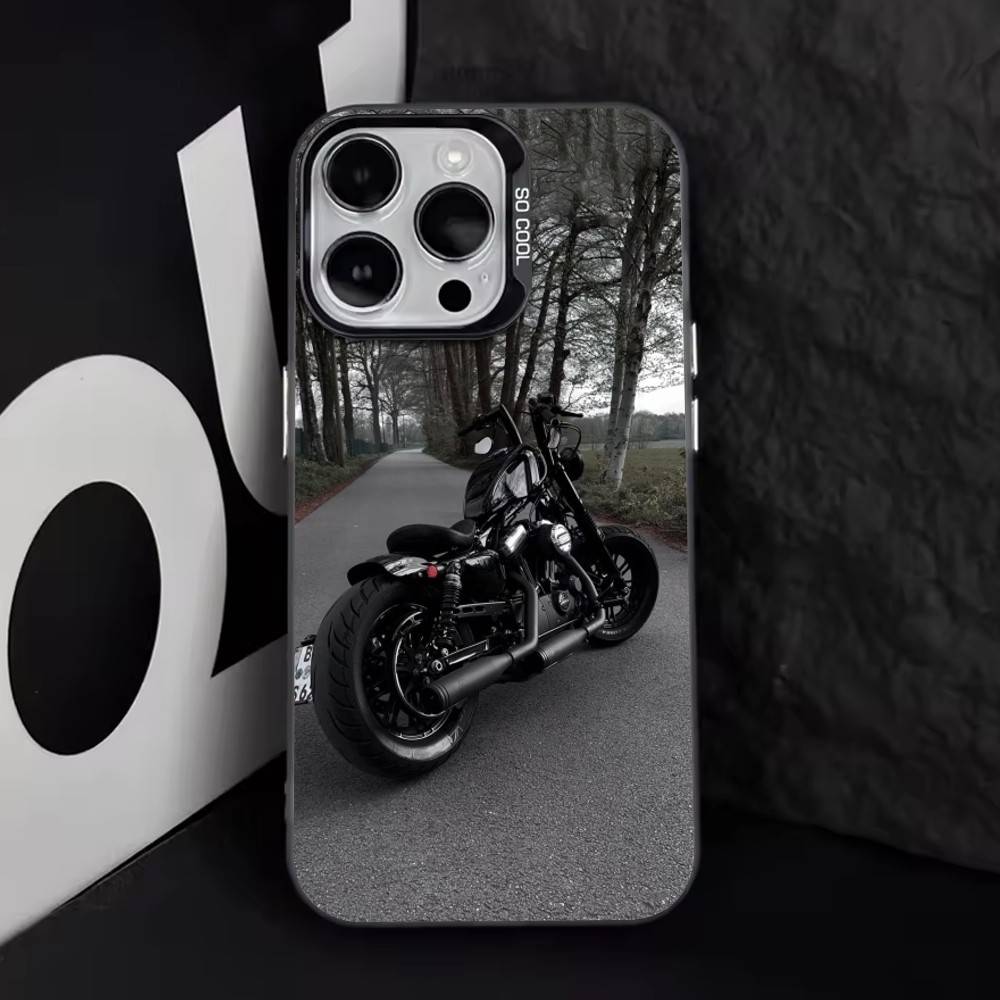 Sportster S Чехол для телефона для iPhone 17,16,15,14,13,12,11 Plus,Pro Max,XS,Цветной Серебряный Покрытый Внутренний Чехол