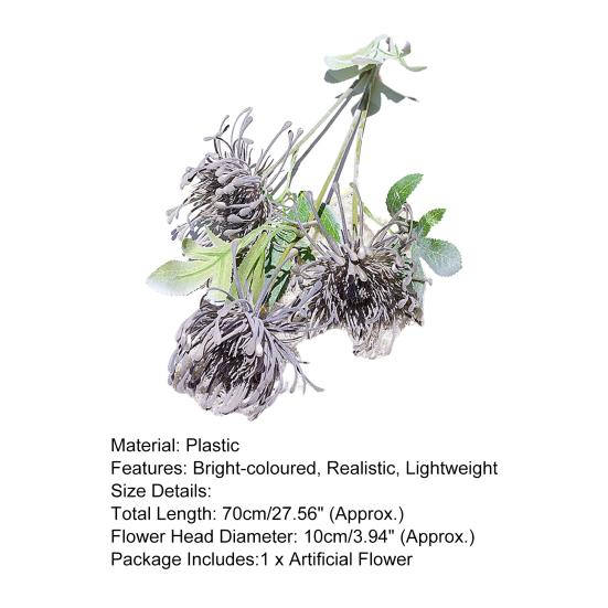 Great Plastic Fake Flower No-watering Lightweight Decorative