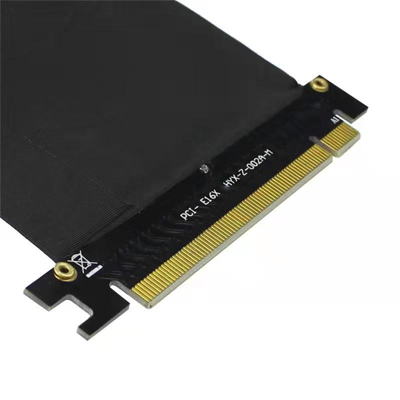 PCI-E 3.0 16X Graphics Card Extension Cable GPU PCIE3.0 Ribbon Extend Adapter Converter 20CM for PC Computer Wire