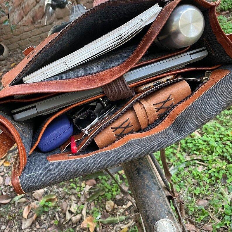 Сумка-мессенджер из кожи ручной работы через плечо для ноутбука, офисная сумка-портфель, деревенская винтажная сумка-мессенджер для мужчин и женщин