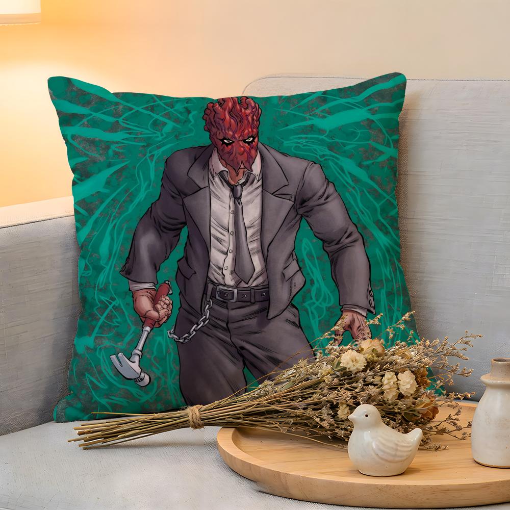 Cushion Cover Linen SkinFriendly Soft Decorative Case For Sofa Home Decor Classic Cool Anime DDorohedoro Pillow cover