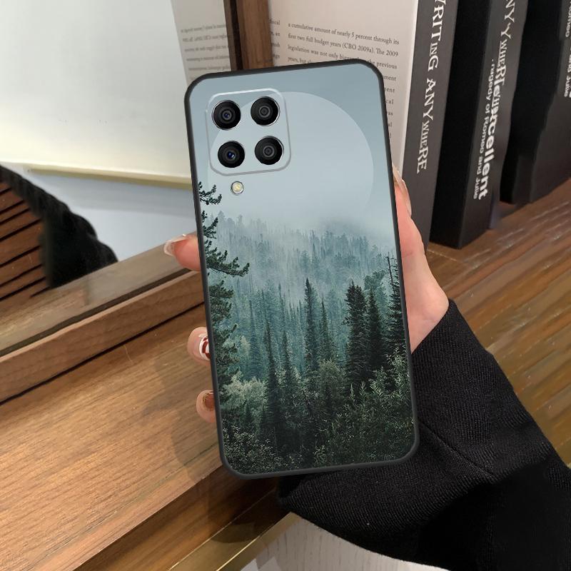 Красивый чехол с изображением горного леса для Samsung Galaxy M56 M16 M36 M33 M53 M13 M12 M32 M52 M20 M15 M55 M31 M14 M35 M34 M54