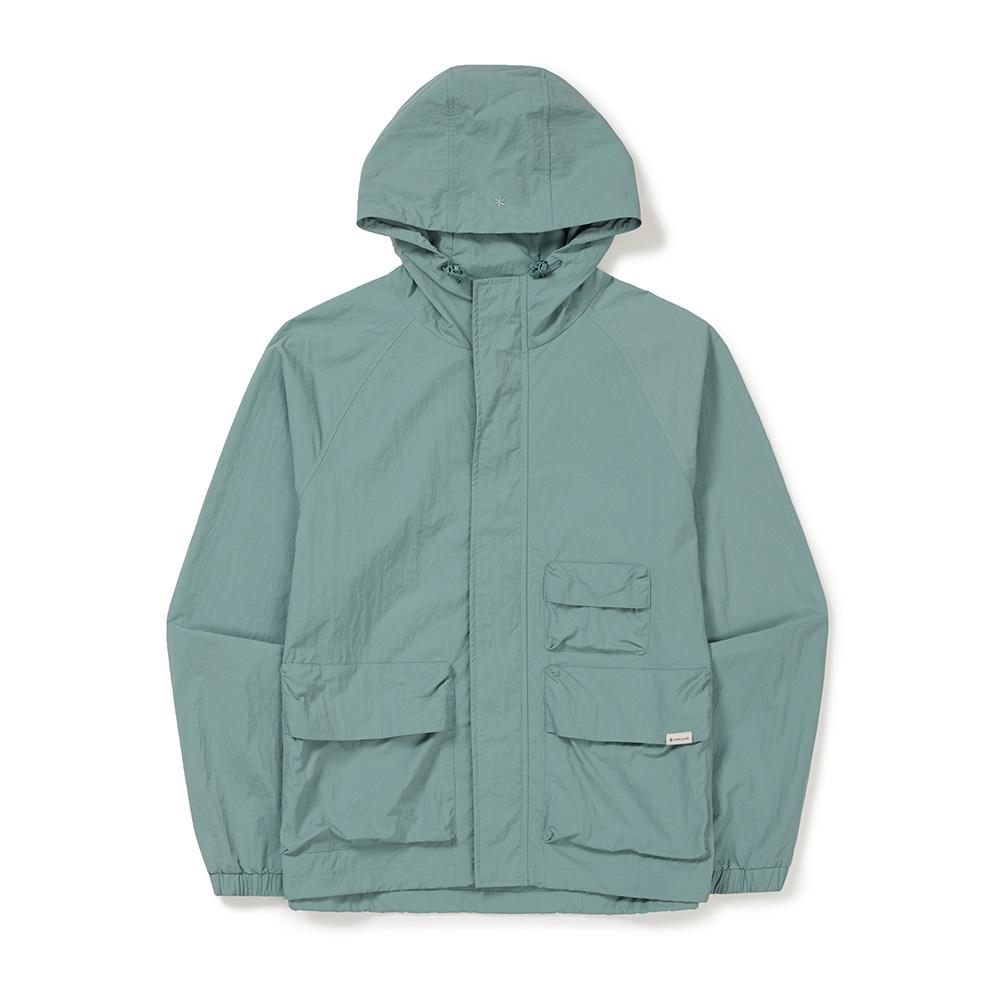 [Snowpeak] Taslan Woven Utility Windbreaker Royal Mint (S24MMLWB56)