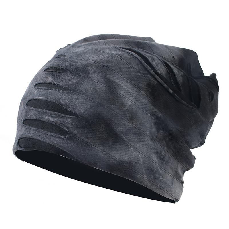 Ретро тай-дай в стиле хип-хоп, весенние шапочки, вязаная шапка, черепа унисекс, градиентные цвета, платок в стиле Харадзюку, лыжная кепка, капот