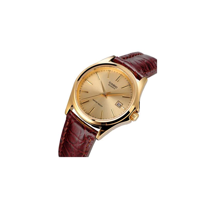 Casio Серия часов-LTP классические ретро простые водонепроницаемые кварцевый механизм кожаный ремешок японские и корейские часы одного стиля MTP-1183QQ-9A<P-1183Q-9A