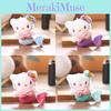 Pendant Plush Mermaid Bag Keyring Keychain Cat Animal Doll Cotton Pp
