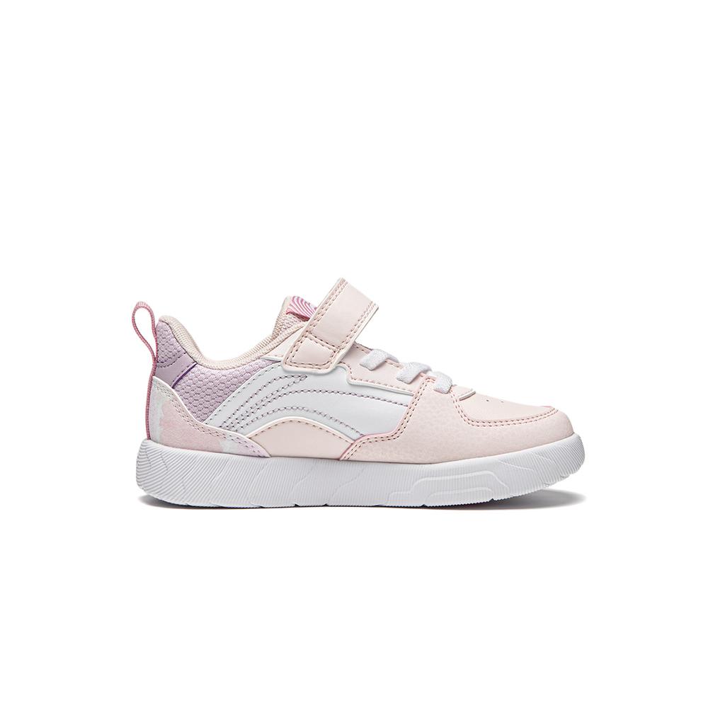 Li Ning Kids Fashion Trend Comfortable Low-Top Sneakers Kids Sneakers Light-Rose-Pink YKNU060-4