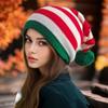 Зимняя шерстяная шапка Санты для родителей и детей: Взрослый и детский рождественский стиль
