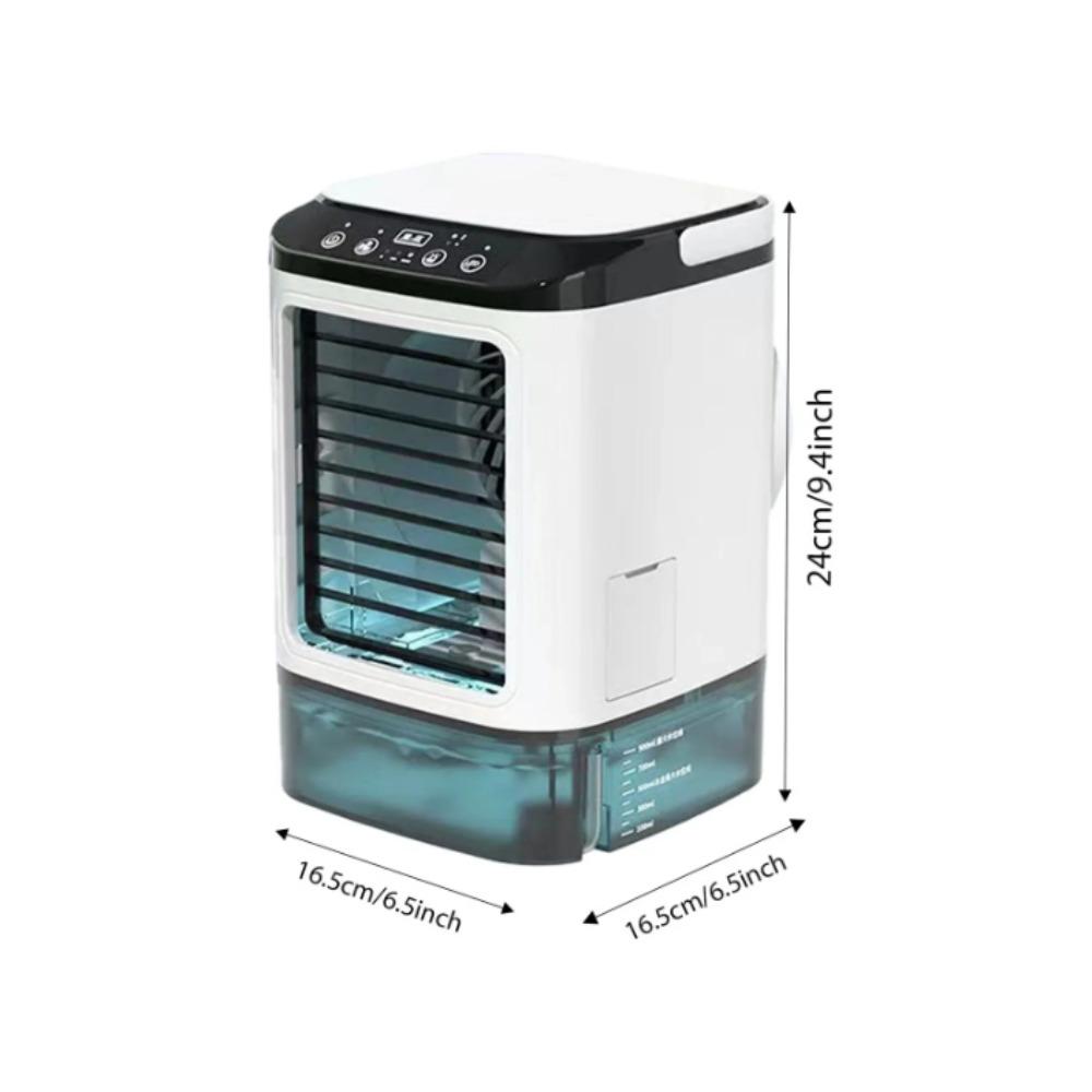 Ultrasonic Atomization Portable Air Conditioner Dual Spray USB Air Cooler Desktop Use