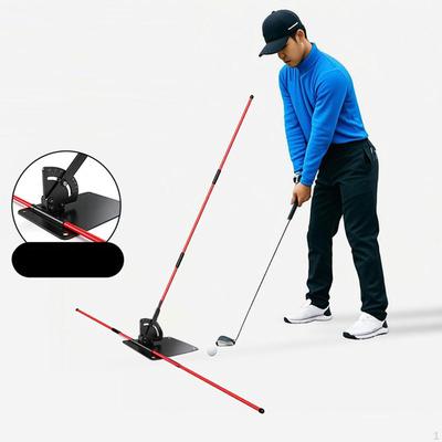 Держатель для alignment sticks для гольфа, тренировочный стержень, стойка для поля, корректоры осанки для гольфиста с угловой пластиной