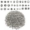 30Pcs/Lot Tibetan Antique Silver Color Hollow Ball Metal Beads Spacer Beads For Jewelry Making Diy Bracelet Nekclace