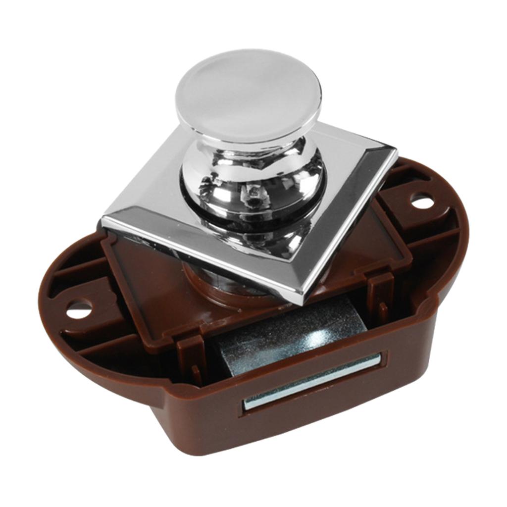 Главная Шкаф для автофургона Кнопка без ключа Защелка Замок Люк Фиксатор Дверной замок Ручки для шкафа Автодом Караван Кемпер Ручка