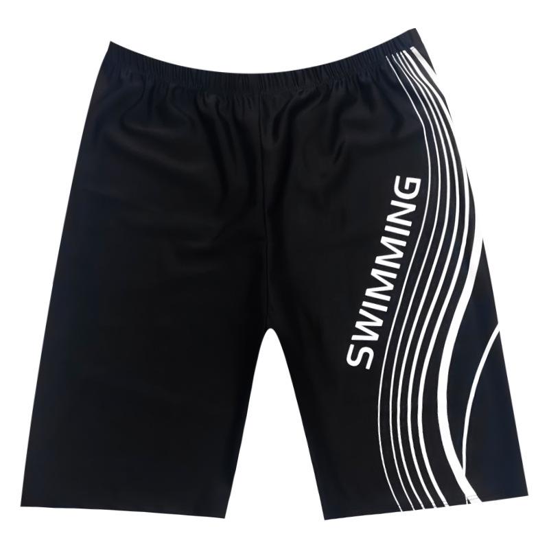 Мужские быстросохнущие плавки-шорты длиной до колена для пляжа и бассейна