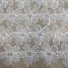 0.9Meters/lot 145cm Wide New White Mesh Sequin Lace Fabric Flower Water-soluble Lace Cheongsam Retro Dress Embroidered Fabric