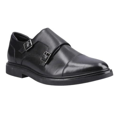 Hush Puppies Mens Kane Monk Leather Loafers