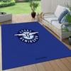 Adana Demirspor2 Flannel Pattern Square Carpet,Area Rug,Carpet Rug for Living Room Bedroom Sofa Playroom Decor,Non-slip Floor Mat