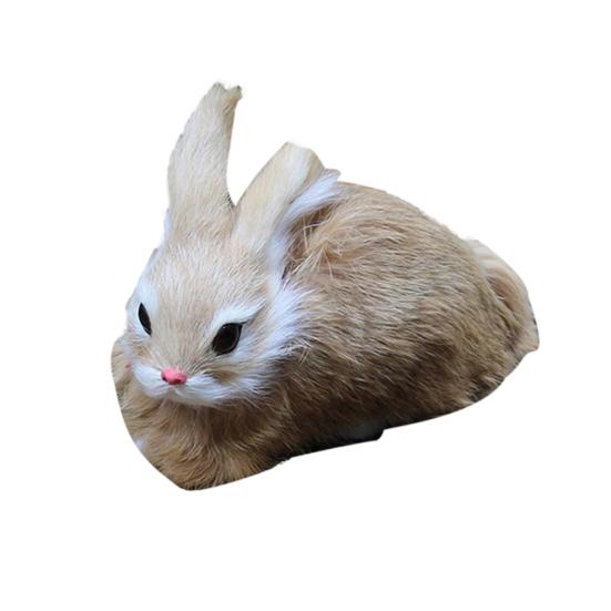 Прекрасная имитация животных кукла кролик плюшевая спальная мягкая игрушка детский подарок декор