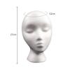 Women Foam Head Practical Styrofoam Foam Head Model Polystyrene Lightweight  Portable Fashion for Home Travel and Salon