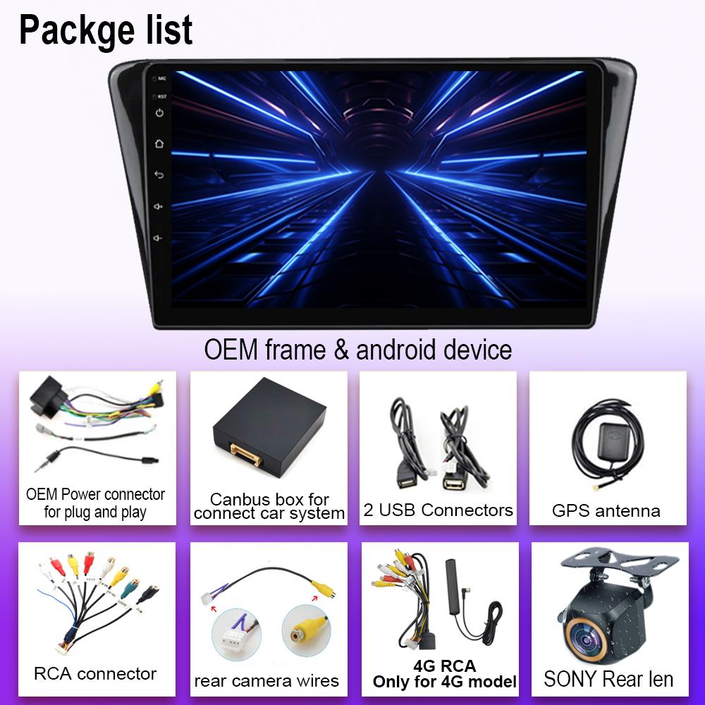 Android 14 Car Radio For Peugeot 408 2014 2015 2016 2017 2018 Navigation GPS Multimedia Player Stereo WiFi 4G Carplay BT Videa