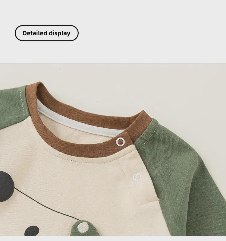 Футболка с длинными рукавами и принтом в виде мультфильма Youbao Kids для девочек и мальчиков (Весна осень) - QY14035
