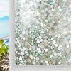 3D Mosaic Rainbow Window Film Privacy UV Protection Static Cling Adhesive Window Stickers for Home Removable Heat Insulation