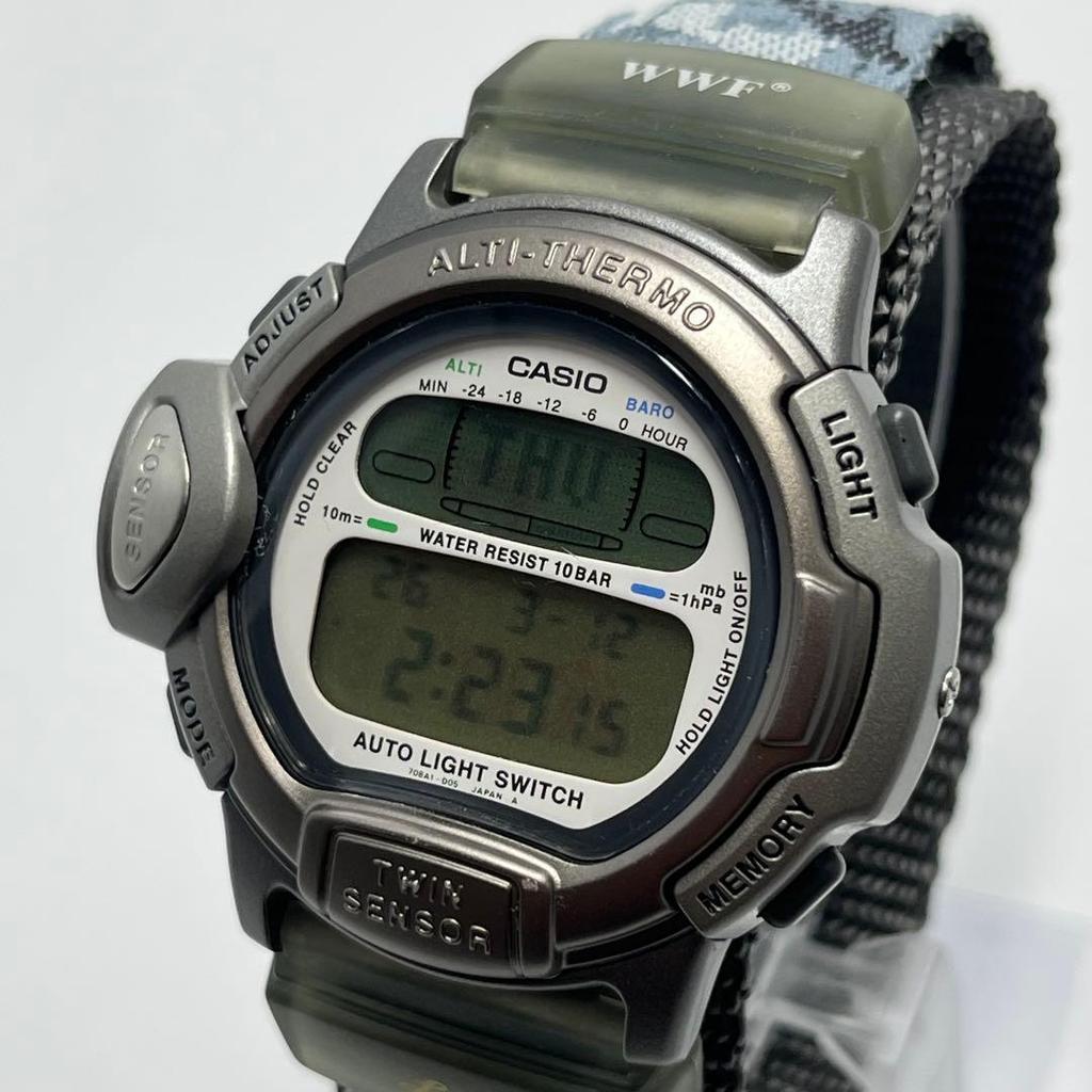 Б/у Редкие Casio Pro Trek PRL-20 1678 WWF Panda Снятая с производства модель