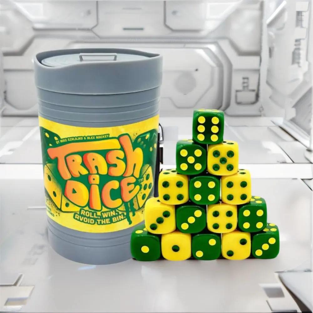 New Fast-Paced Dumpster Dice 2-Player Board and Dice Game Exciting Trash Dice Games Night Family Dice Game Fun for Travel