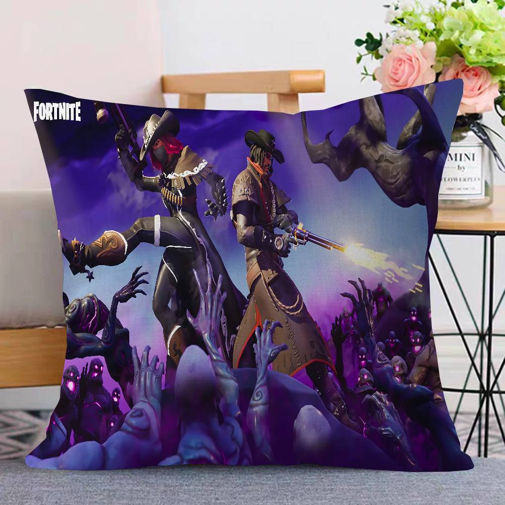 Подушка F-Fortnites Подушка Аниме Подушка для изголовья дивана-кровати Наволочка Чехол для подушки 45x45 см Мода