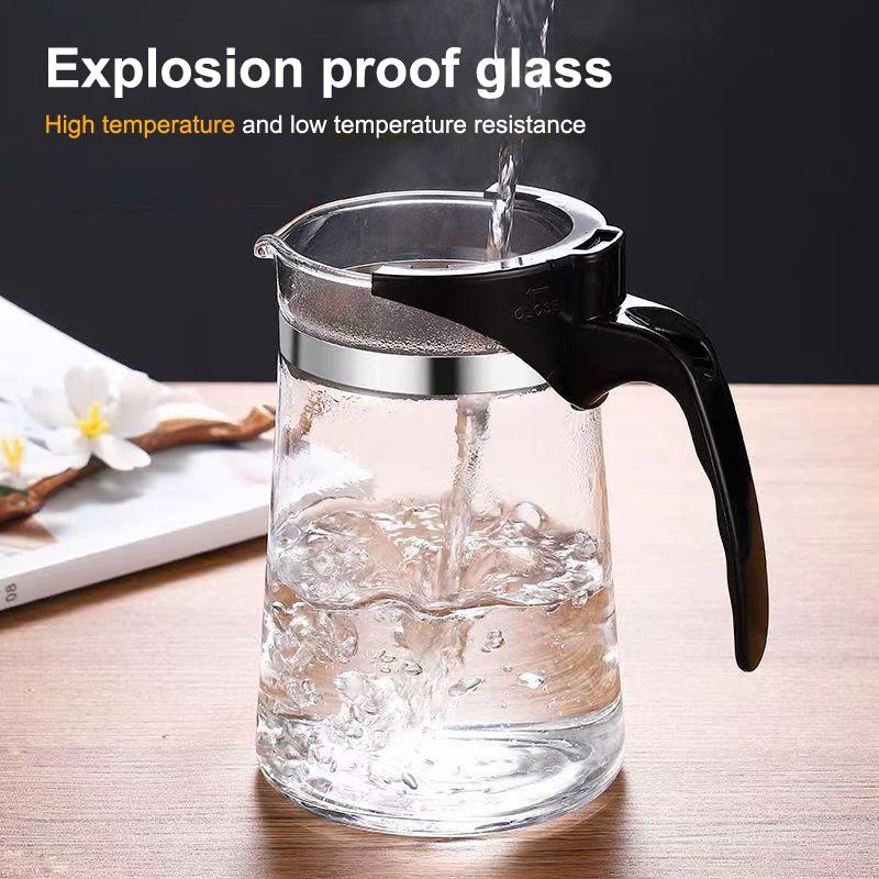 Thick Durable Heat Resistant Glass Teapot Tea Infuser Filter Teawear Scented Tea Container Tea Strainer Teapot Homeware