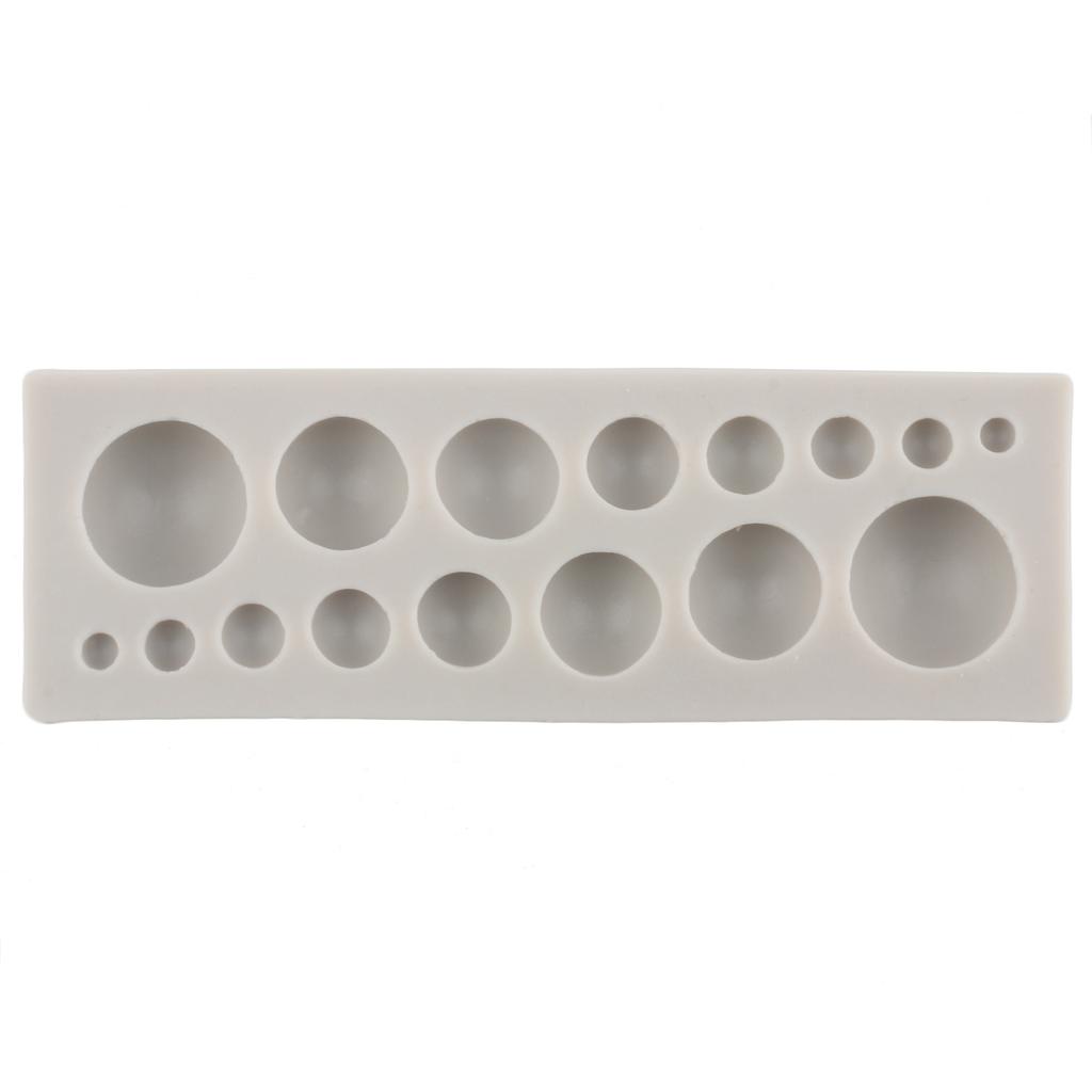 Жемчужная форма для помадки, жемчужная полусфера, шоколадные силиконовые формы для украшения торта, топпер для кексов, конфетная жевательная паста, формы из полимерной глины