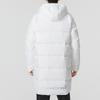 Puma Long Down Hooded Jacket Men Outerwear White 674641-02