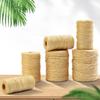 Natural Jute Rope 1mm-3.8mm Handwoven Decorative Hemp, 100m Roll