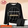 Langsha Men's Plus Size Wool Silk Antibacterial Thermal Base Layer