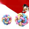 Colorful Bell and Braided Teething Toys for Small and Medium Dogs & Cats - Bite-Resistant