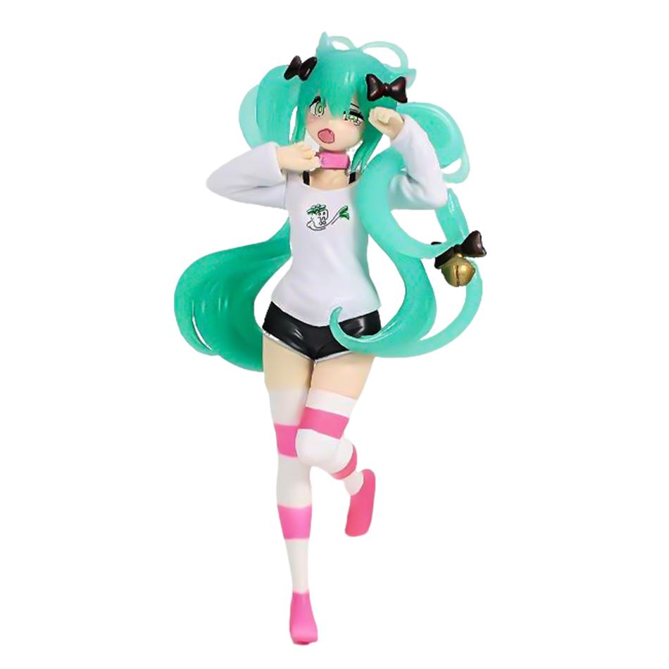 Vocaloid Звездная Кошка Ушки Короткий Рукав Пижама Хацунэ Фигурка МИКУ Пейзаж Миниатюрная Анимация Красивая Девушка Настольное Украшение Фигурка Подарок