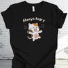 Funny Angry Calico Cat T-Shirt: Grumpy Kitty Graphic Tee
