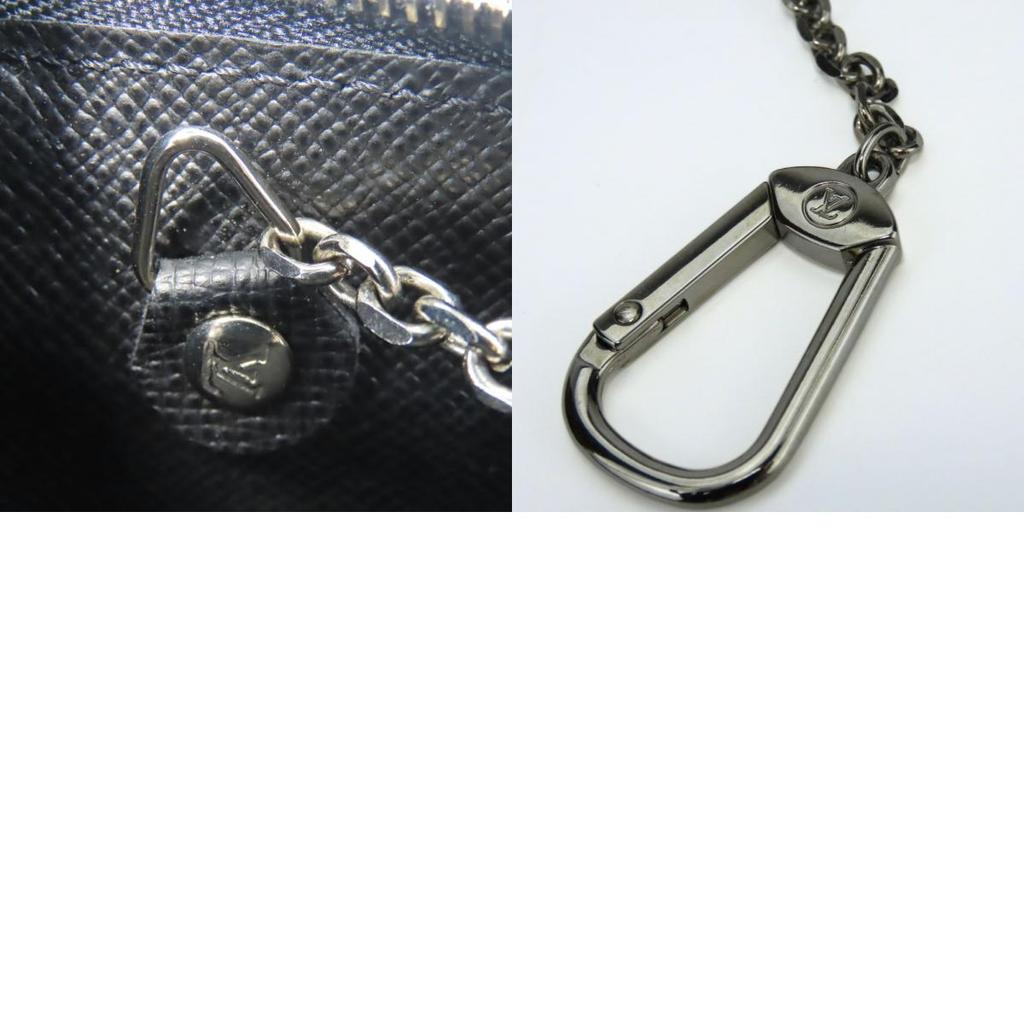 Used LOUIS VUITTON Coin case Pochette Cre M66602 Epi Leather Noir black Multi pouch