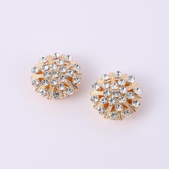 5 шт. Стразы накладки на пуговицы съемные зажимы для пуговиц рубашки модные пуговицы запонки для платья ювелирные изделия декоративные пуговицы