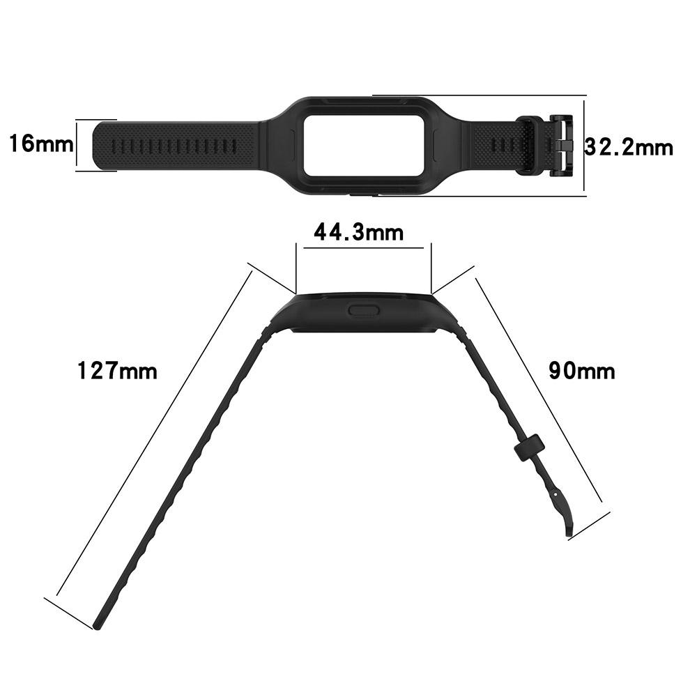 Силиконовый ремешок для Huawei Band 9 8 7 6, браслет для Honor Band 6/Honor Band 7, встроенный ремешок + чехол